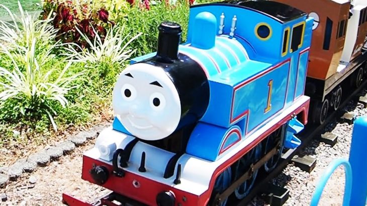 きかんしゃトーマスの乗り物に乗ってみた♪ Thomas and Friends Trains Ride for Baby and Kids!