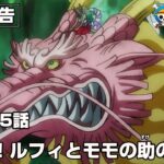 ONE PIECE 1085話予告「終幕！ルフィとモモの助の誓い」