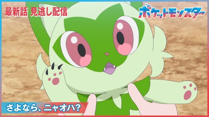 【公式】アニメ「ポケットモンスター」第40話「さよなら、ニャオハ？」（見逃し配信）