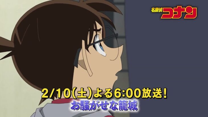 名探偵コナン【お騒がせな籠城】予告動画