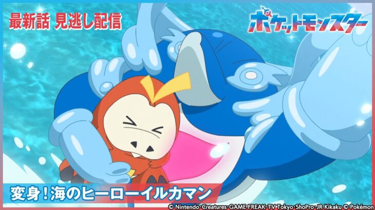 【公式】アニメ「ポケットモンスター」第42話 「変身！海のヒーローイルカマン」-期間限定配信-