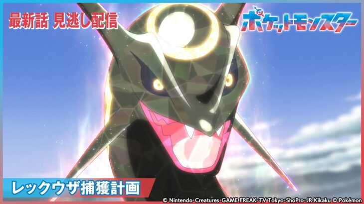 【公式】アニメ「ポケットモンスター」第44話 「レックウザ捕獲計画」-期間限定配信-